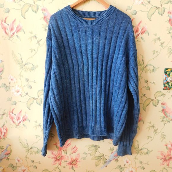 🪺 Blue Ribbed Sweater - Picture 3 of 12